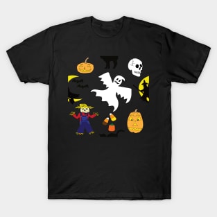 Halloween, Holiday Decorations, Spooky Fun T-Shirt